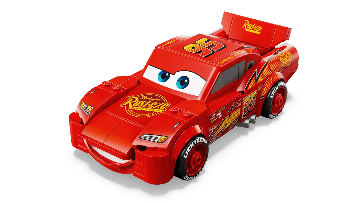 Lightning McQueen LEGO Car 77255 view 4