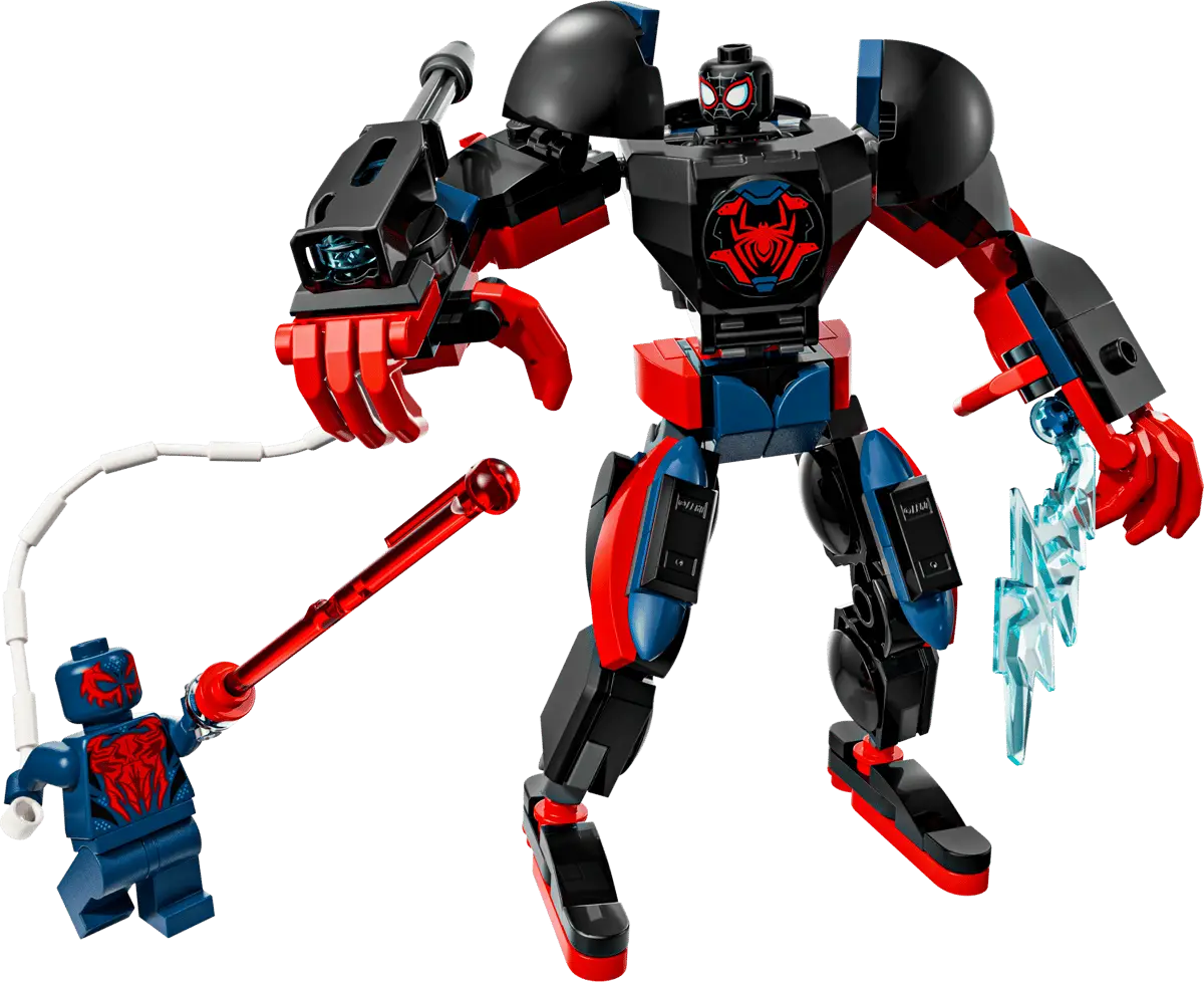 Marvel #76337 Miles Morales Mech vs. Spider-Man 2099 view 2