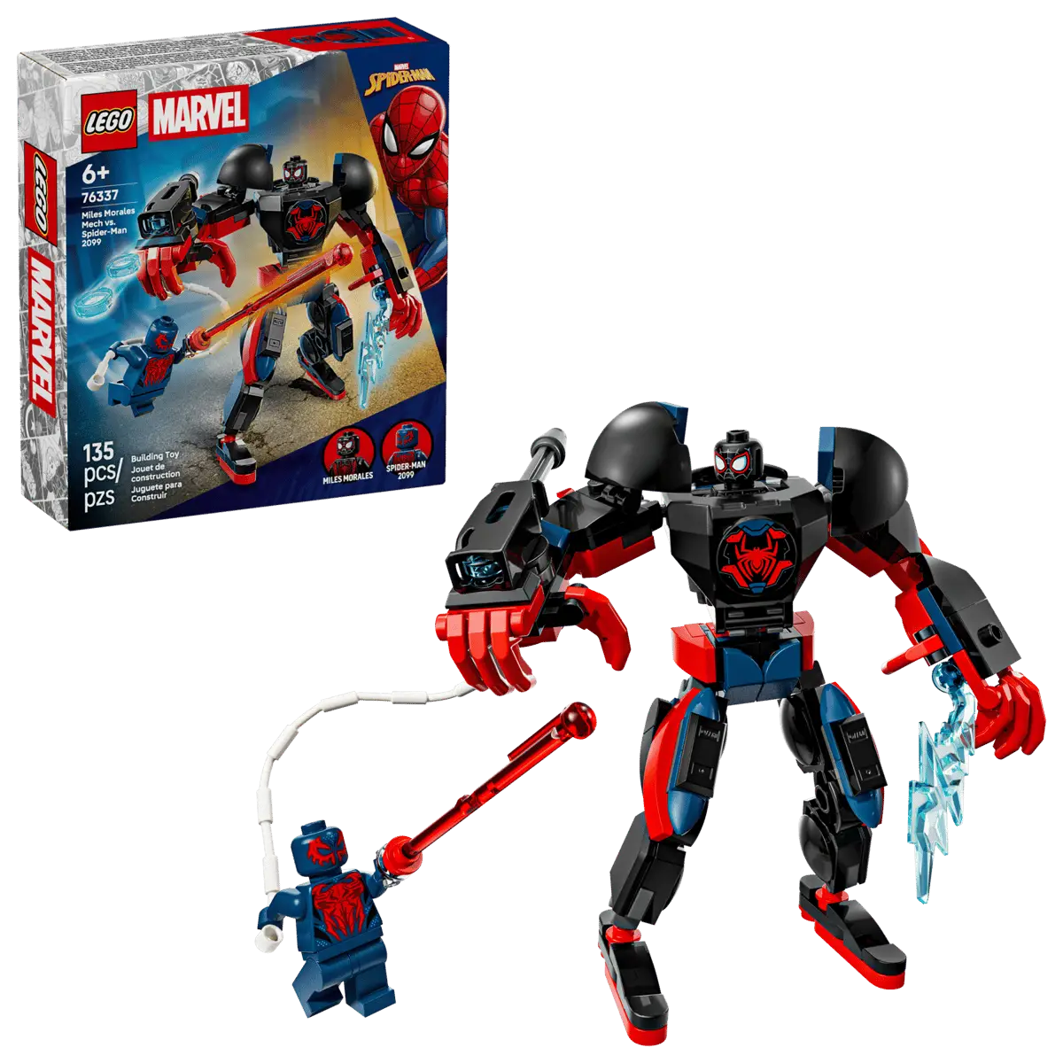 Marvel #76337 Miles Morales Mech vs. Spider-Man 2099