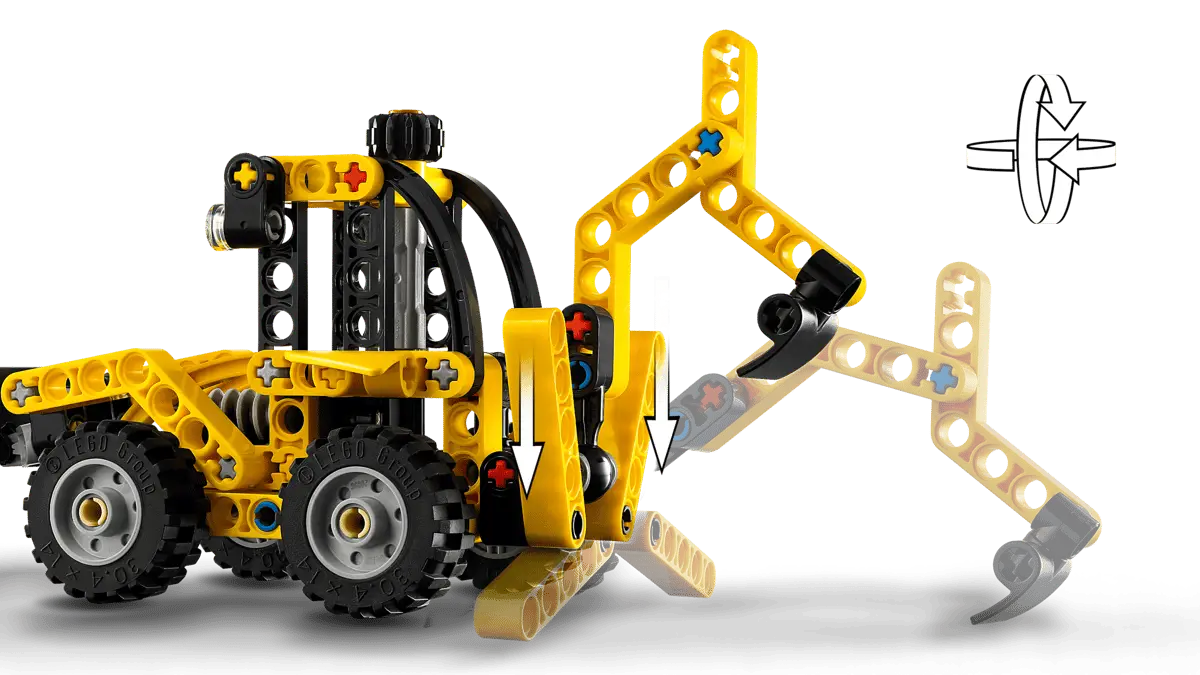 Technic #42197 Backhoe Loader view 6
