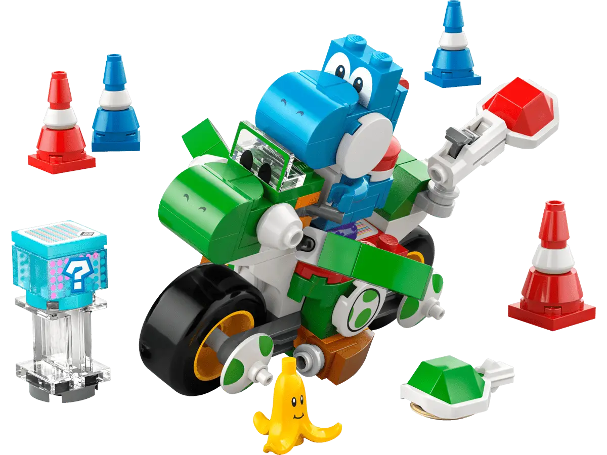 LEGO Super Mario Yoshis Gift House  #72031 Mario Kart™ – Yoshi Bike view 2