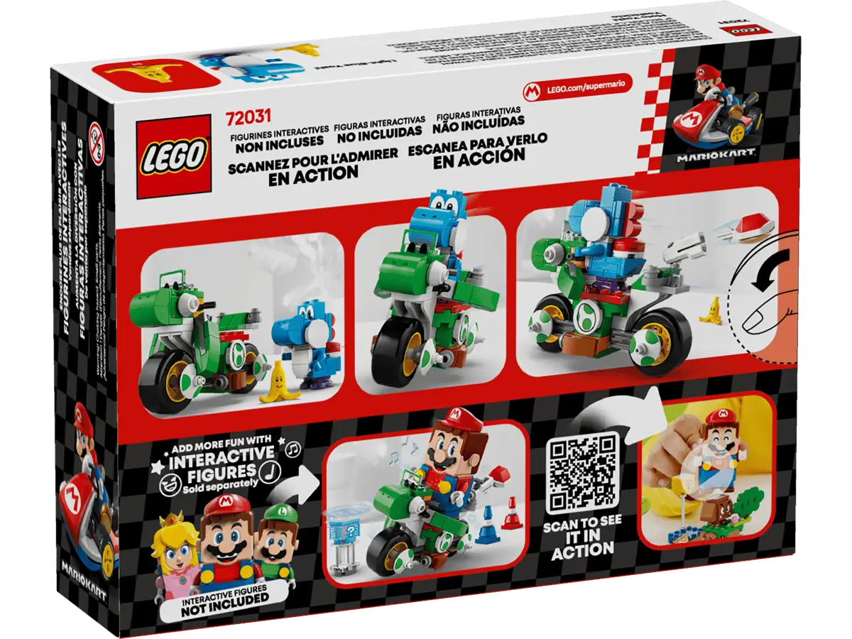LEGO Super Mario Yoshis Gift House  #72031 Mario Kart™ – Yoshi Bike view 9