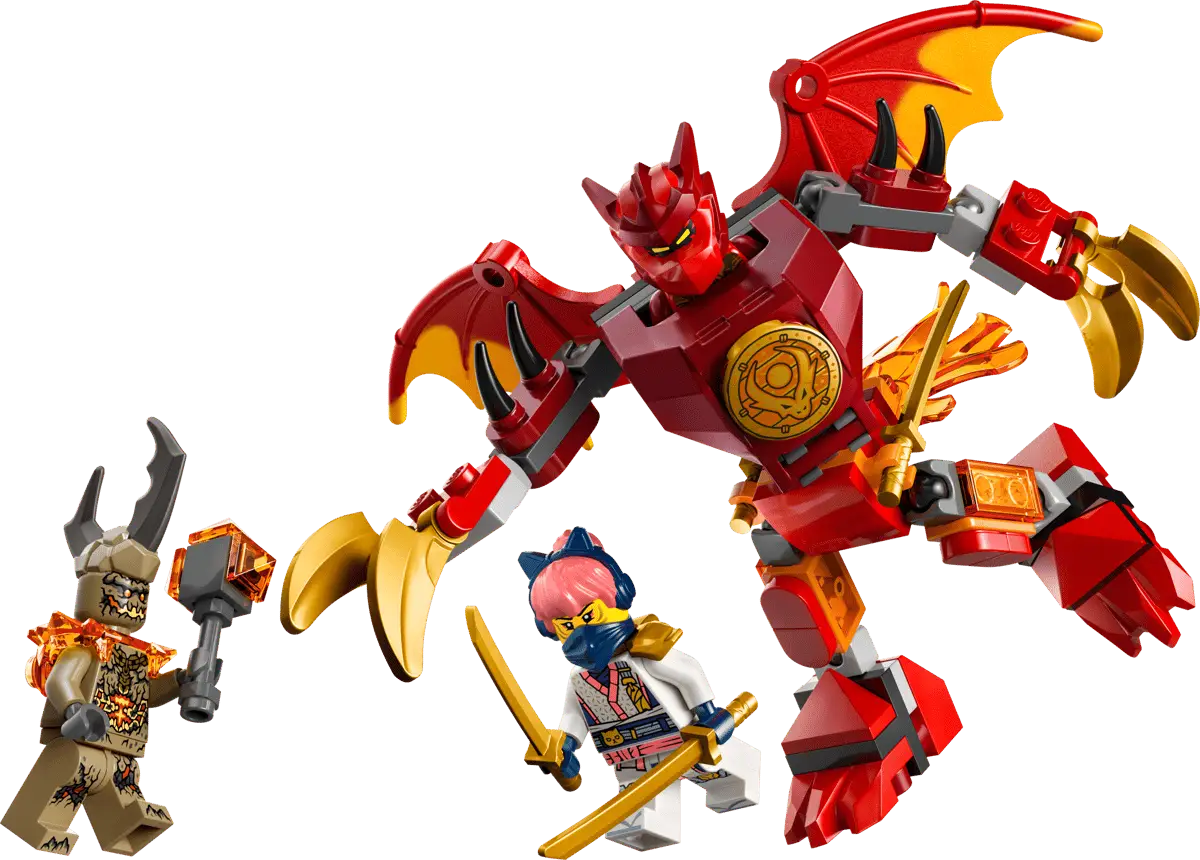 NINJAGO® #71851 Kai's Dragon Mech Battle Pack view 2