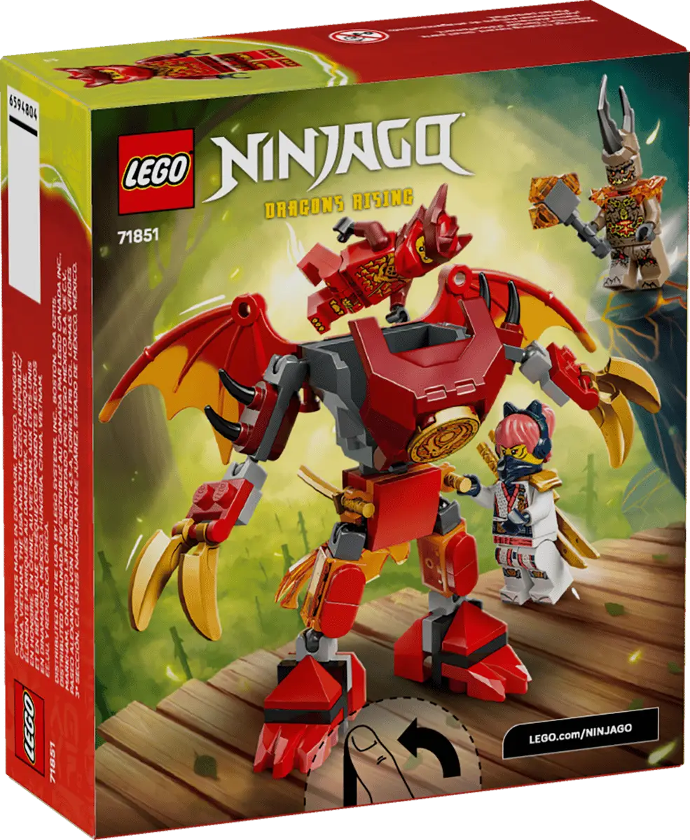 NINJAGO® #71851 Kai's Dragon Mech Battle Pack view 7