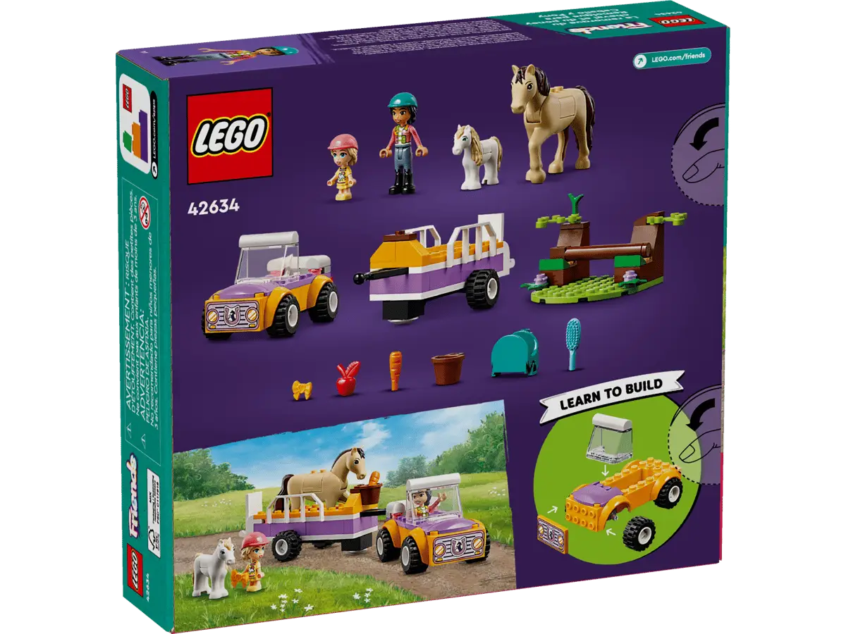 LEGO Friends Horse Training  #42634 Horse and Pony Trailer view 4