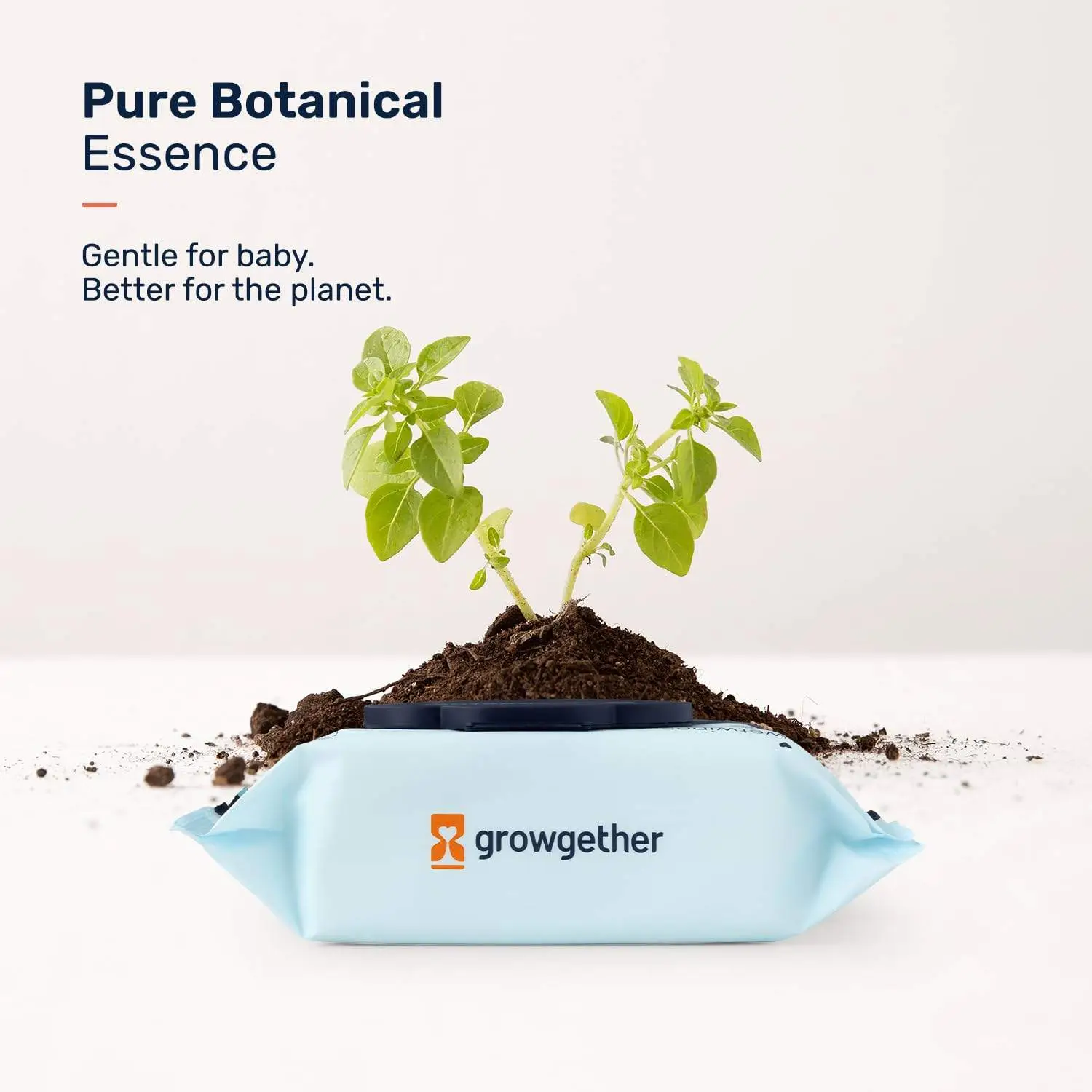 Growgether 99.9% Pure RO Water Baby Wipes | Hypoallergenic, Biodegradable | With Aloe & Chamomile | Extra Thick & Embossed | Safe for Newborns & Sensitive Skin | 72 Wipes (Pack of 1) view 8