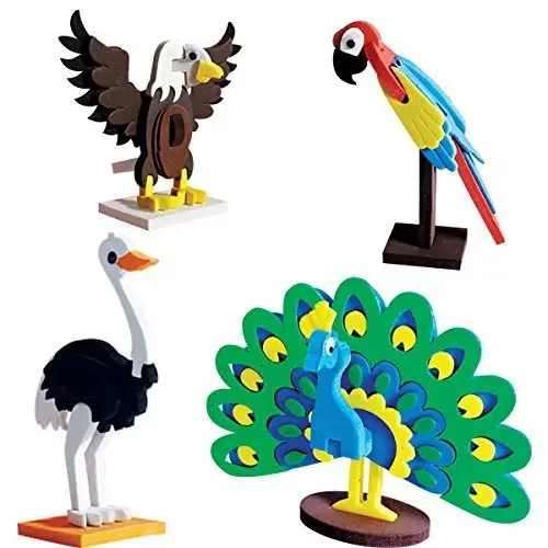 Imagimake Mapology Birds Around The World | Make 13 Miniature Models| 3D Puzzle for Kids | Birthday Gift for Girls & Boys | Educational Toys for 5,6,7,8,9 Years view 2