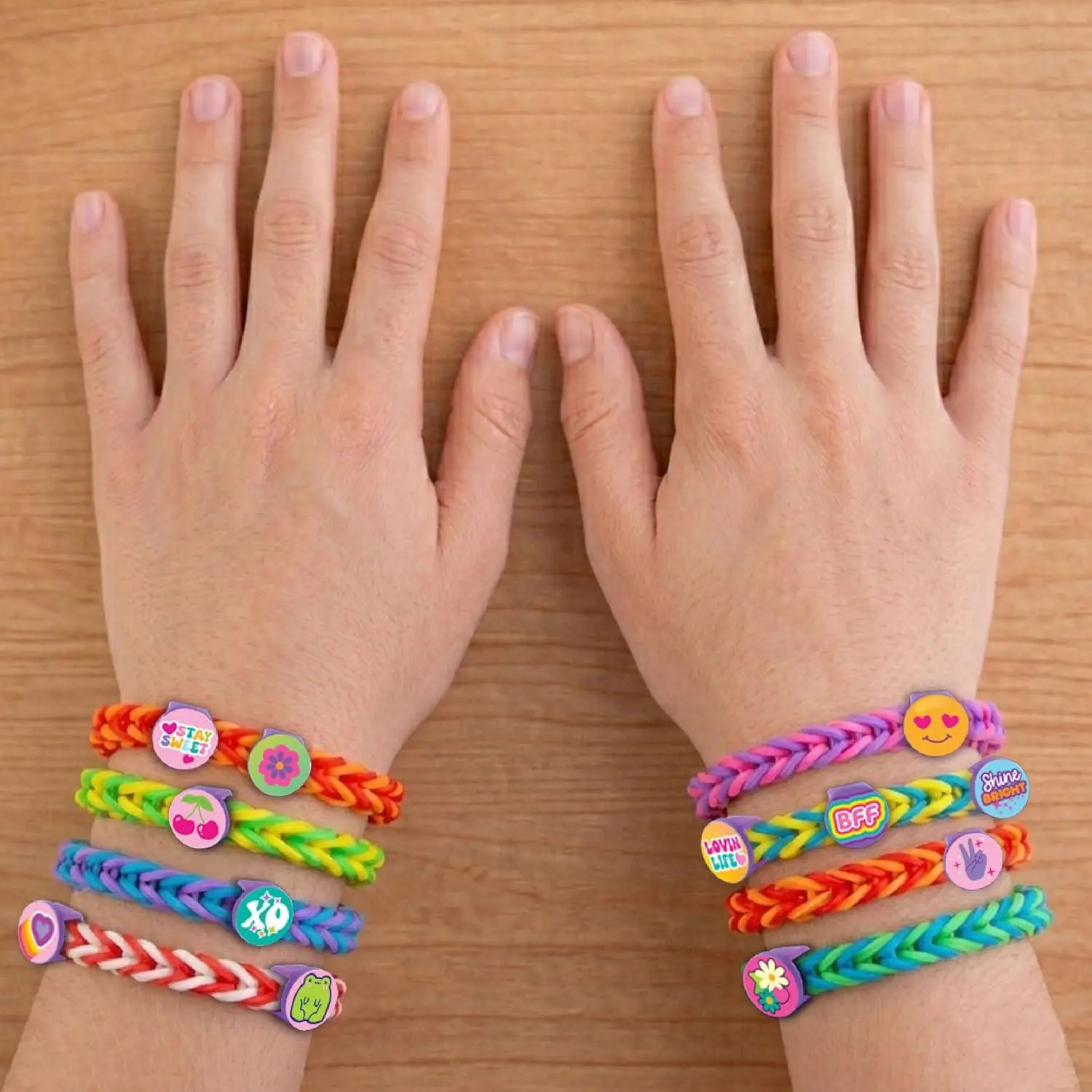 Imagimake Rainbow Loom Beadmoji Bracelet Making Kit | 1200+ Colourful Bands & Beadmoji Beads with Auto Loom Tool | DIY Art & Craft Kit | Creative Gift for Kids 7+ view 7