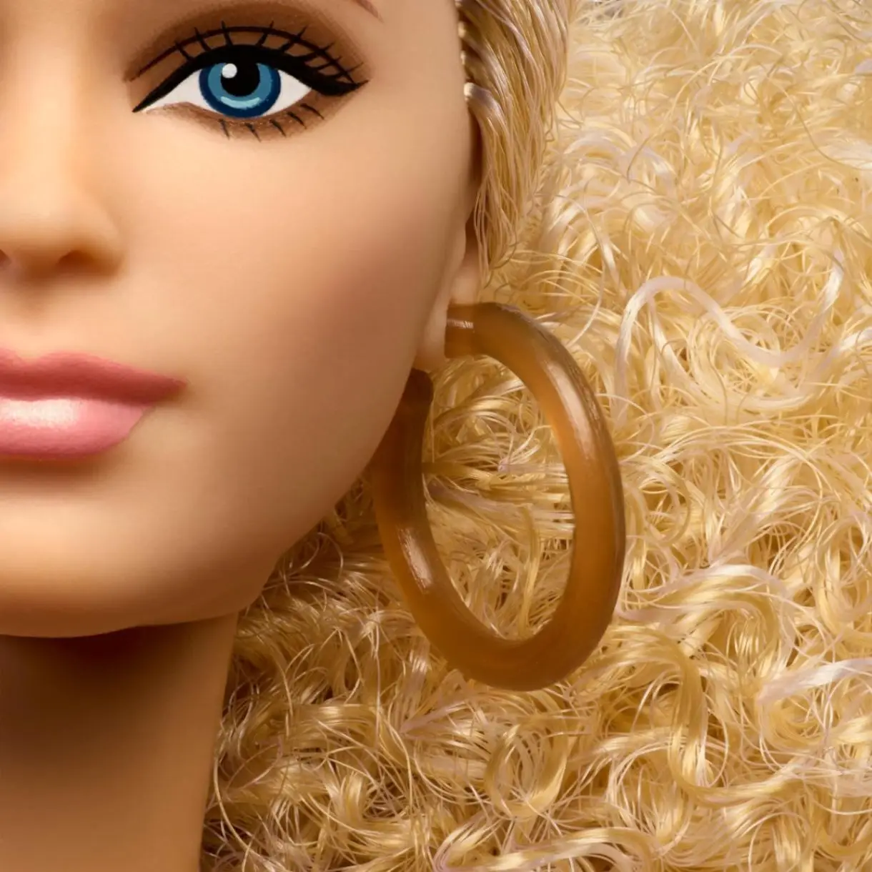 Barbie Basics Model Collector Fashion Doll 07 with Blonde Hair & White Print Pants, Universal-fit Fashions & Posable Body view 3