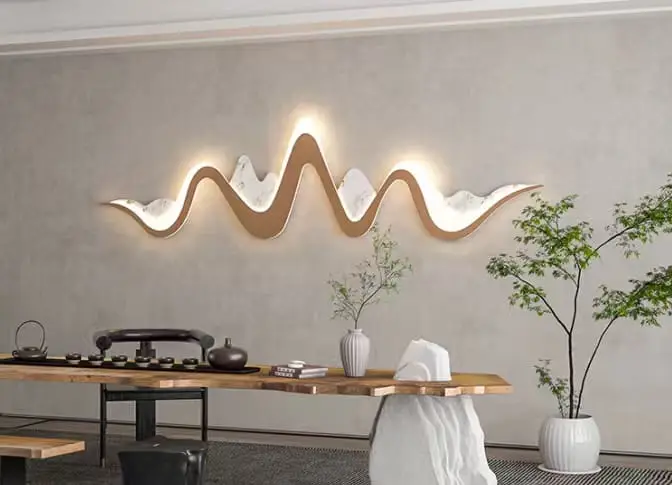 Waveform LED Wall Light - BD6075-1350X350MM view 2