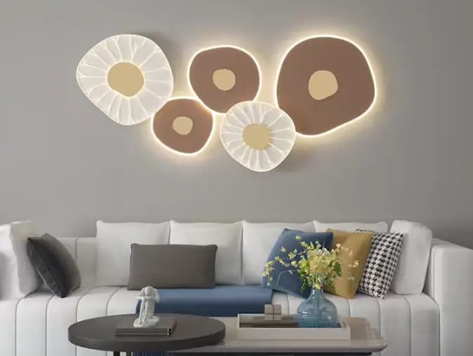 Circular LED Wall Art - BD6112-1200X600MM view 2