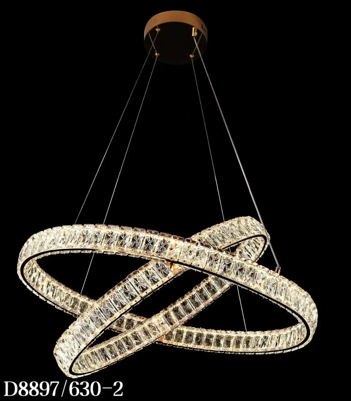 Crystal LED Chandelier - D8897/630-2 view 2