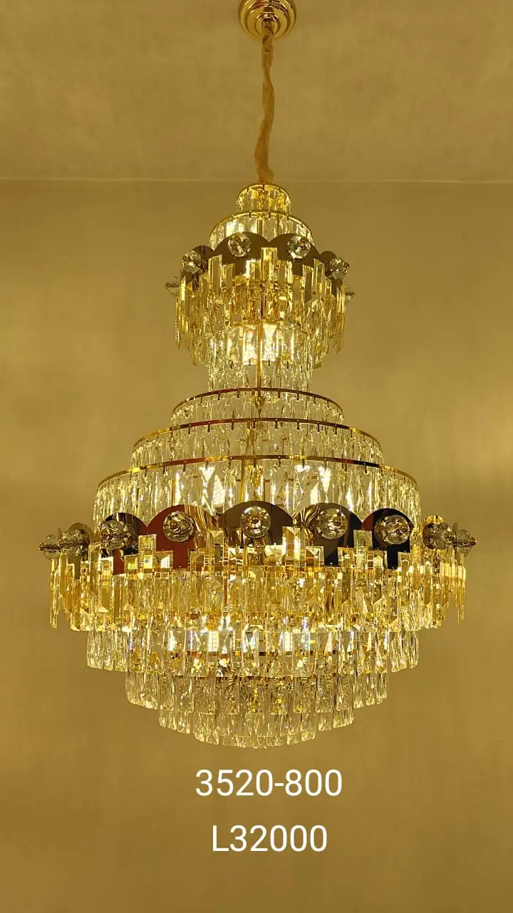 Elegant Crystal Chandelier - 3520-800MM view 2