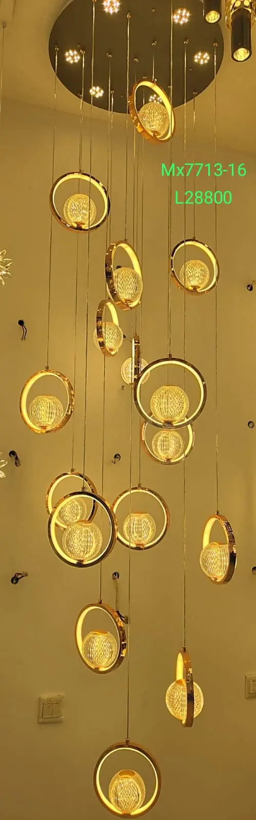Modern LED Chandelier - MX7713-16 view 2