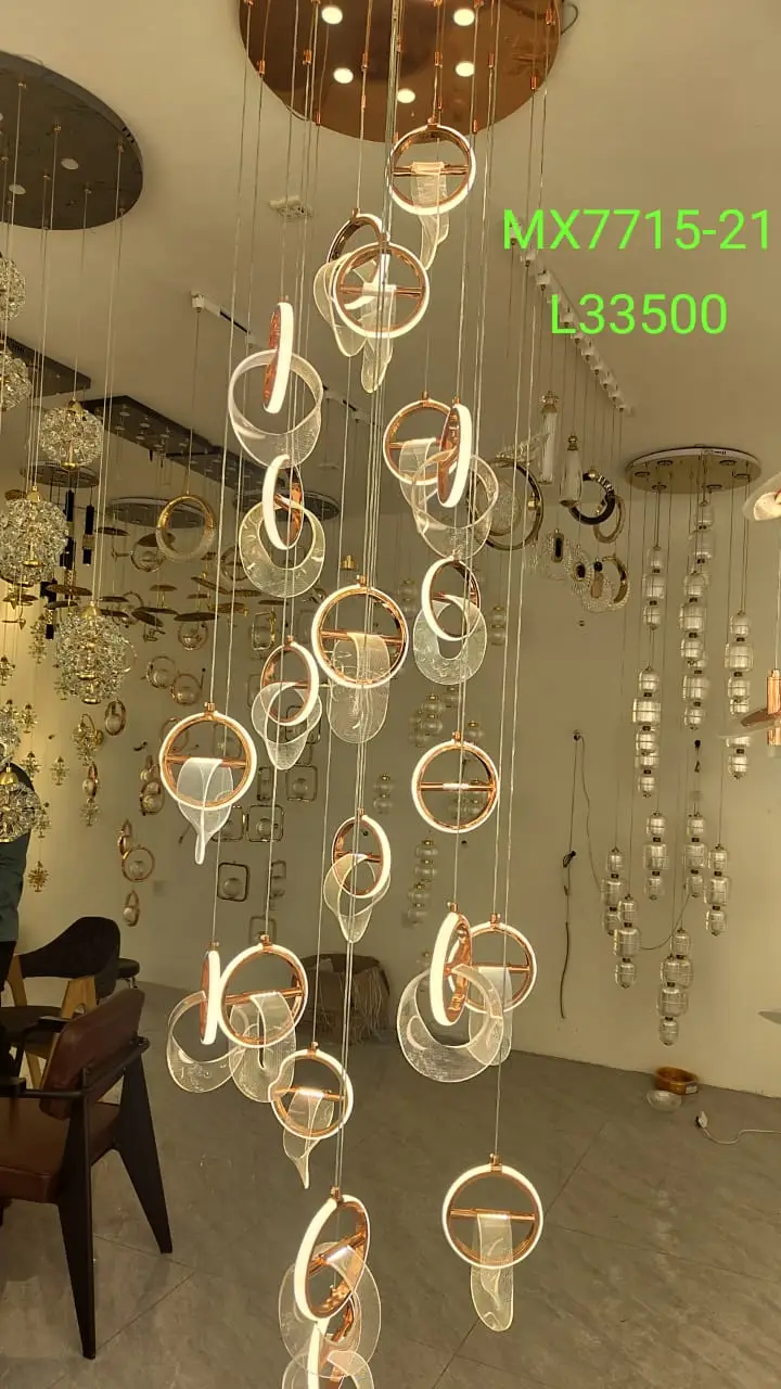 Modern LED Chandelier - MX7715-21 view 2