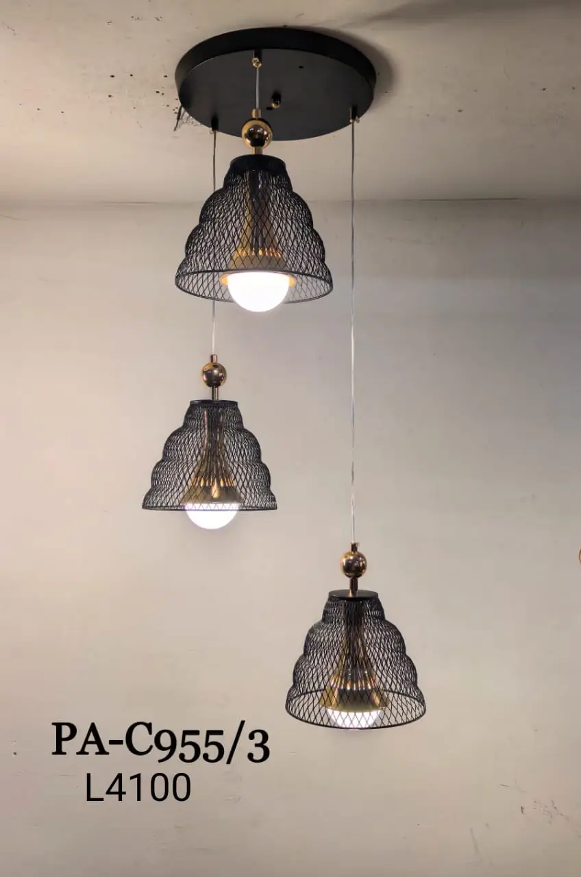 Elegant Mesh Pendant Lights - PA-C955-3 view 2