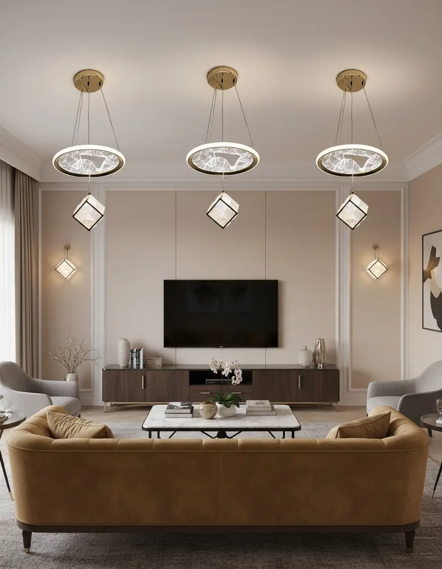 Circular LED Pendant Light - PA-Y1765