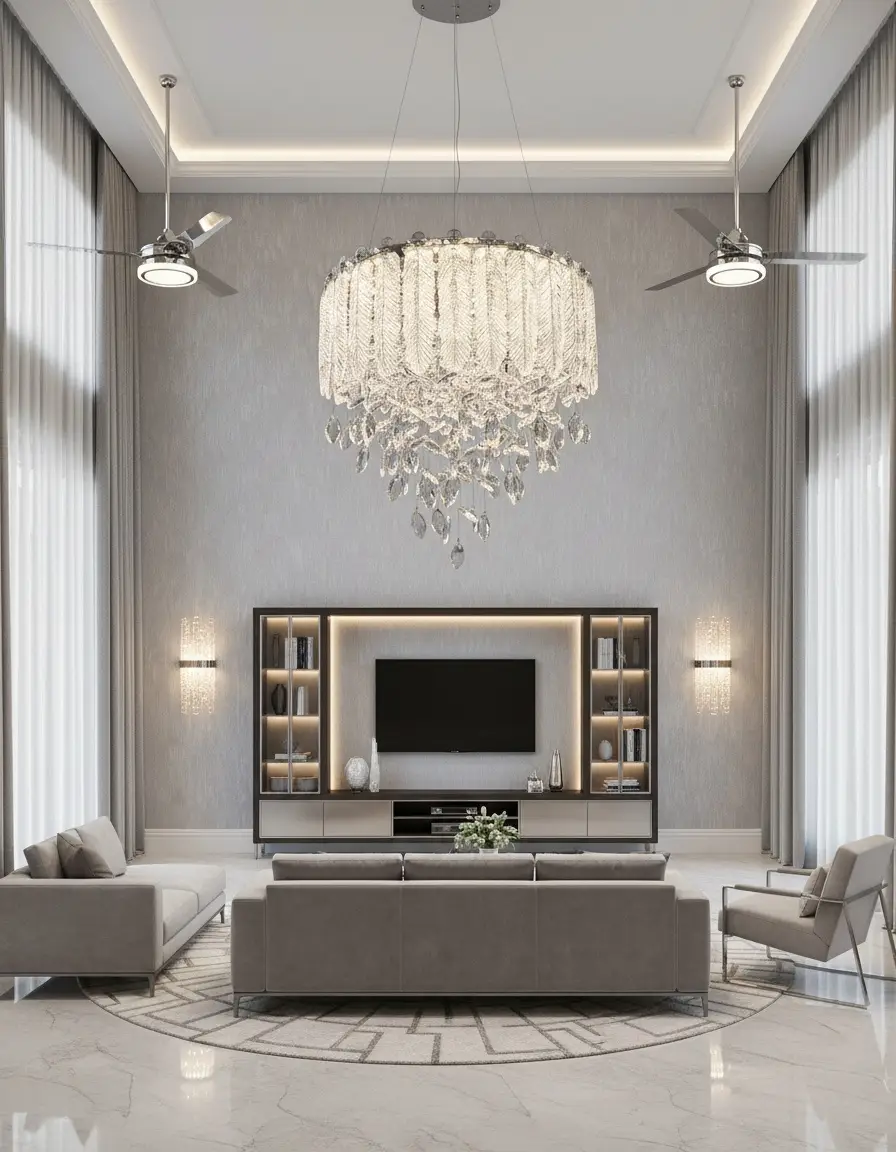 Elegant Crystal Chandelier - D6927-500