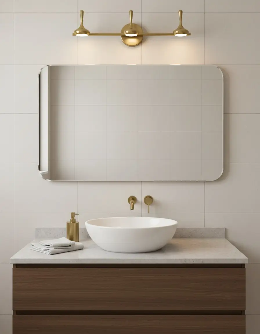 Golden Vanity Light Bar - 6534-3