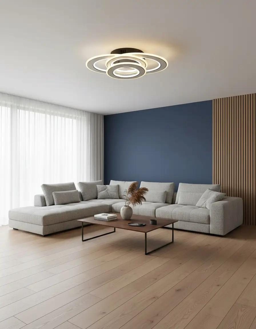Modern Spiral LED Ceiling Light - 3309-500