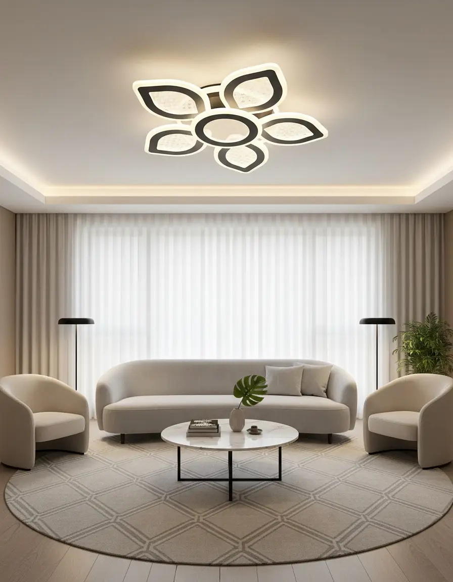 Floral LED Ceiling Light - 3303-6