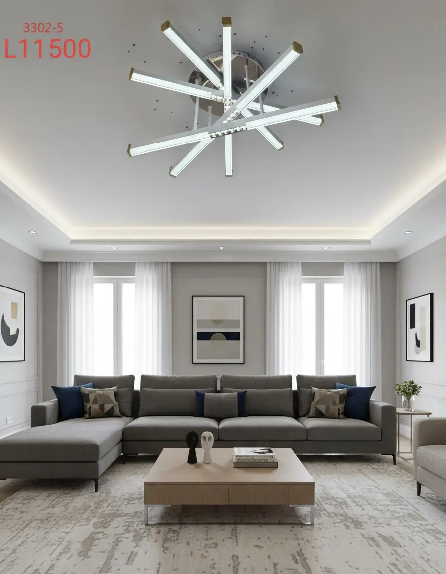 Modern Ceiling Chandelier - 3302-5