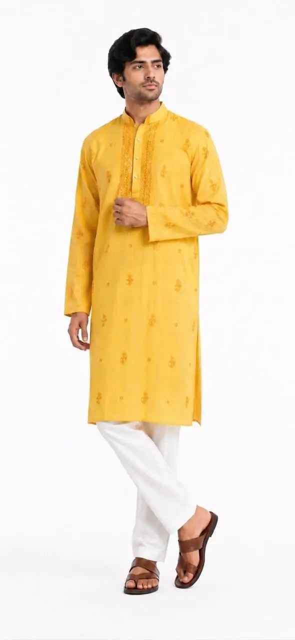 Traditional Yellow Kurta