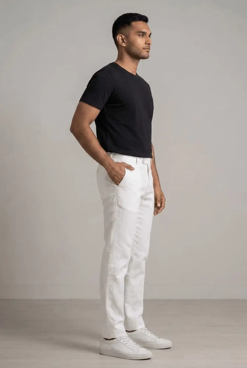 LCF WHITW MENS PANT view 2