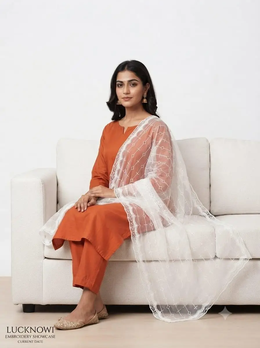 Chikan Dupatta