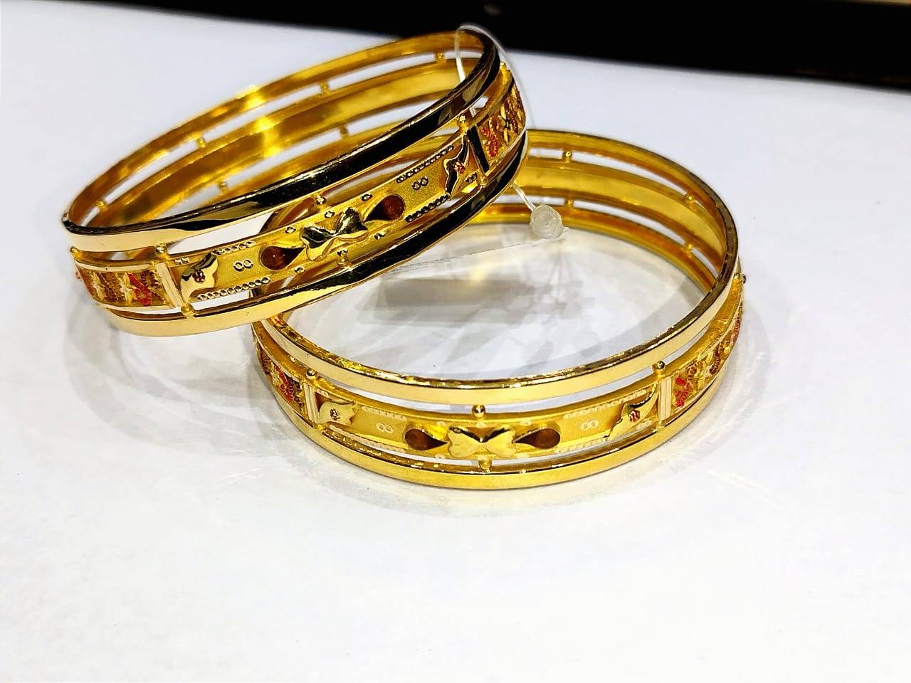Gold Bangle Set view 2