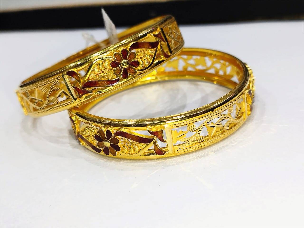 Gold Bangle Set view 5