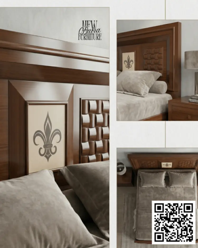 Imperial Fleur Wooden Bed view 2