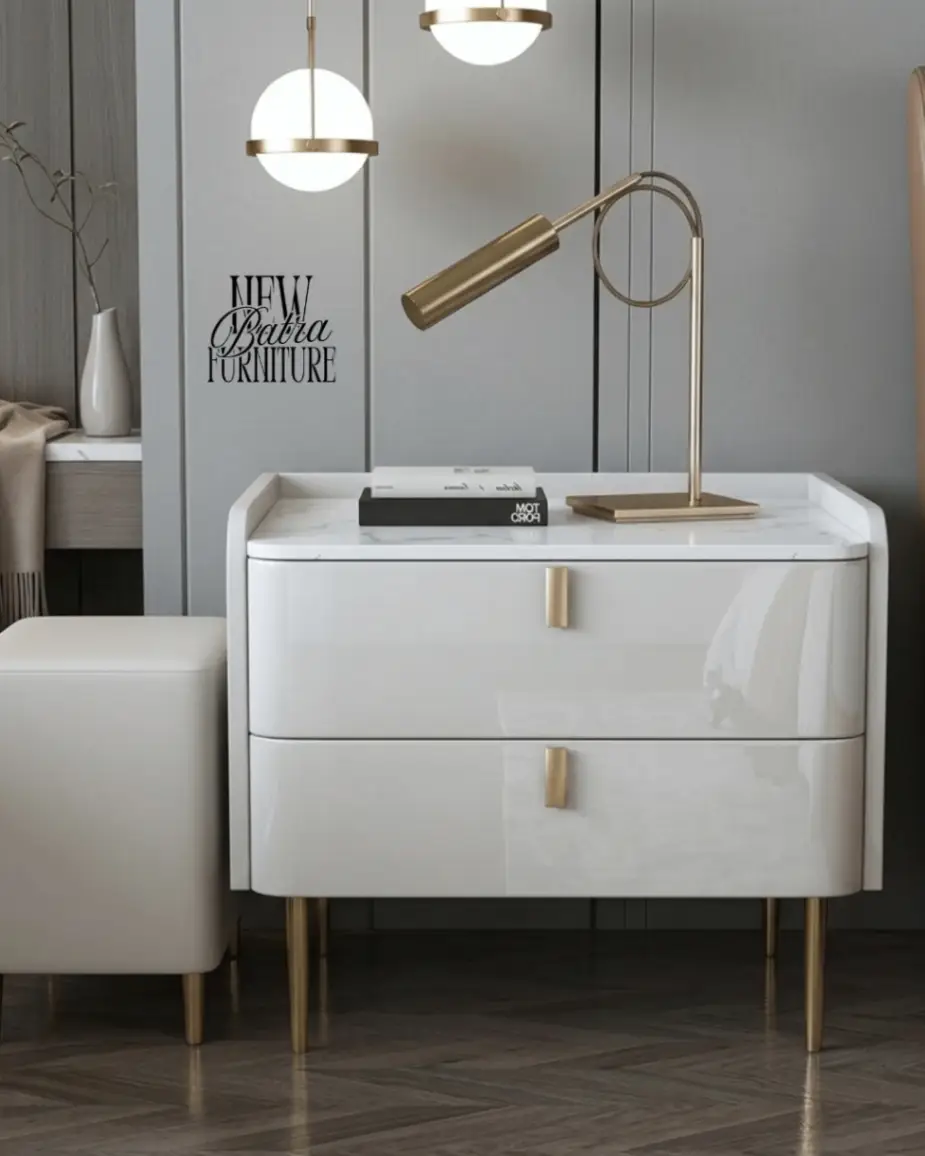 Elegant White Side Table