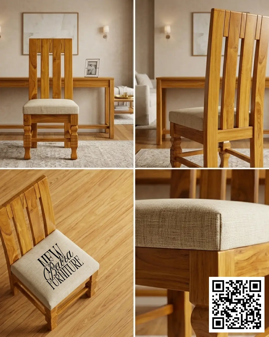 Wooden Dining Chairs view 2
