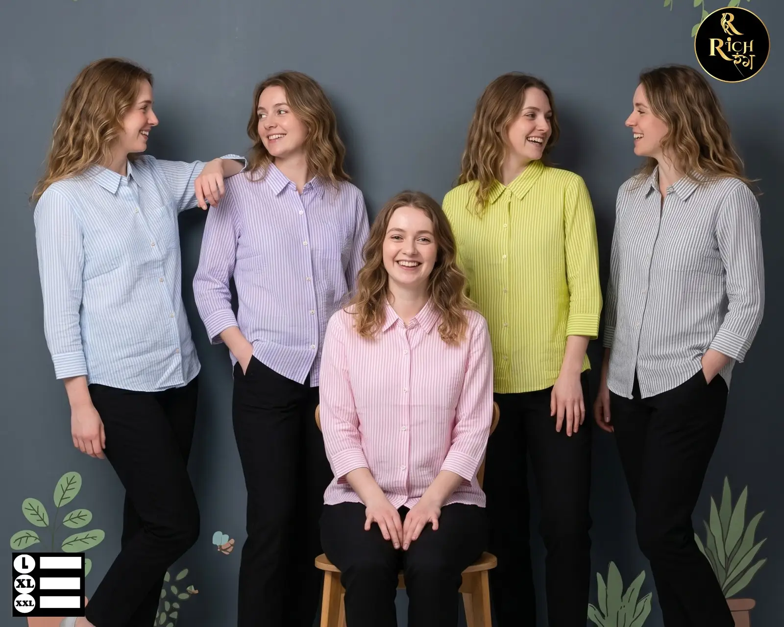 Pastel Perfection Vertical Stripe Button-Down Shirt
