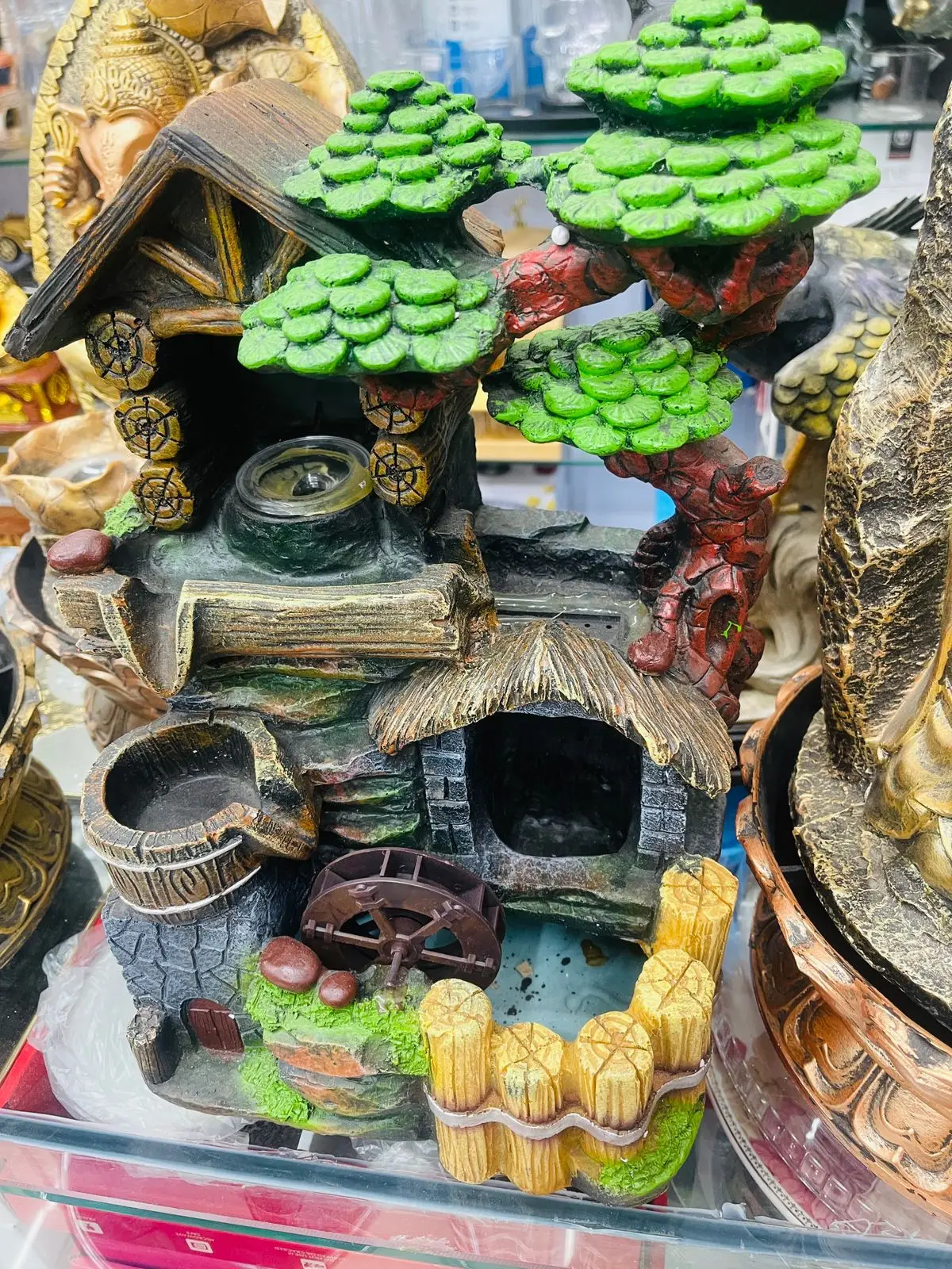 Decorative Water Wheel House view 2