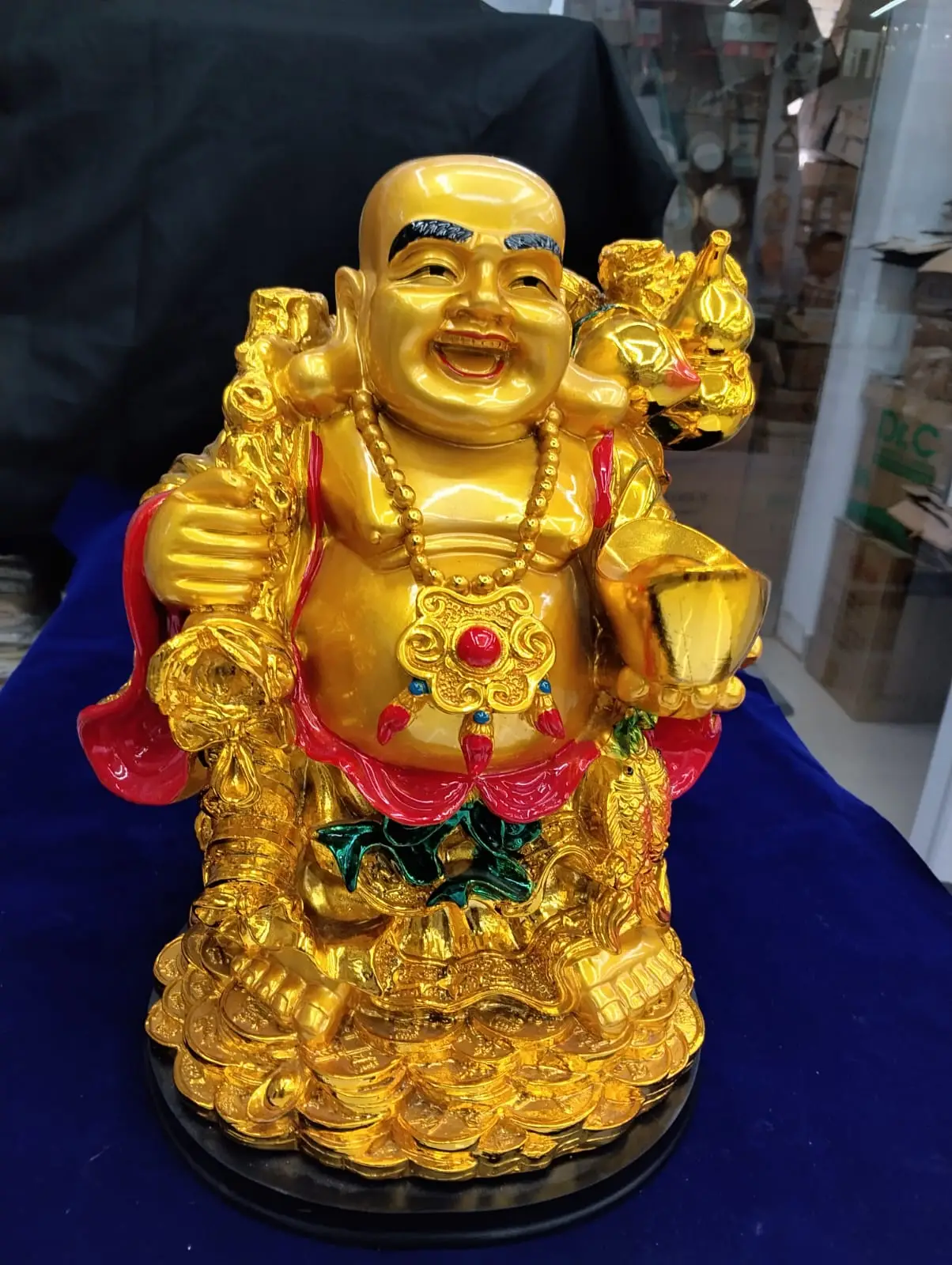 Laughing Buddha Statue view 2