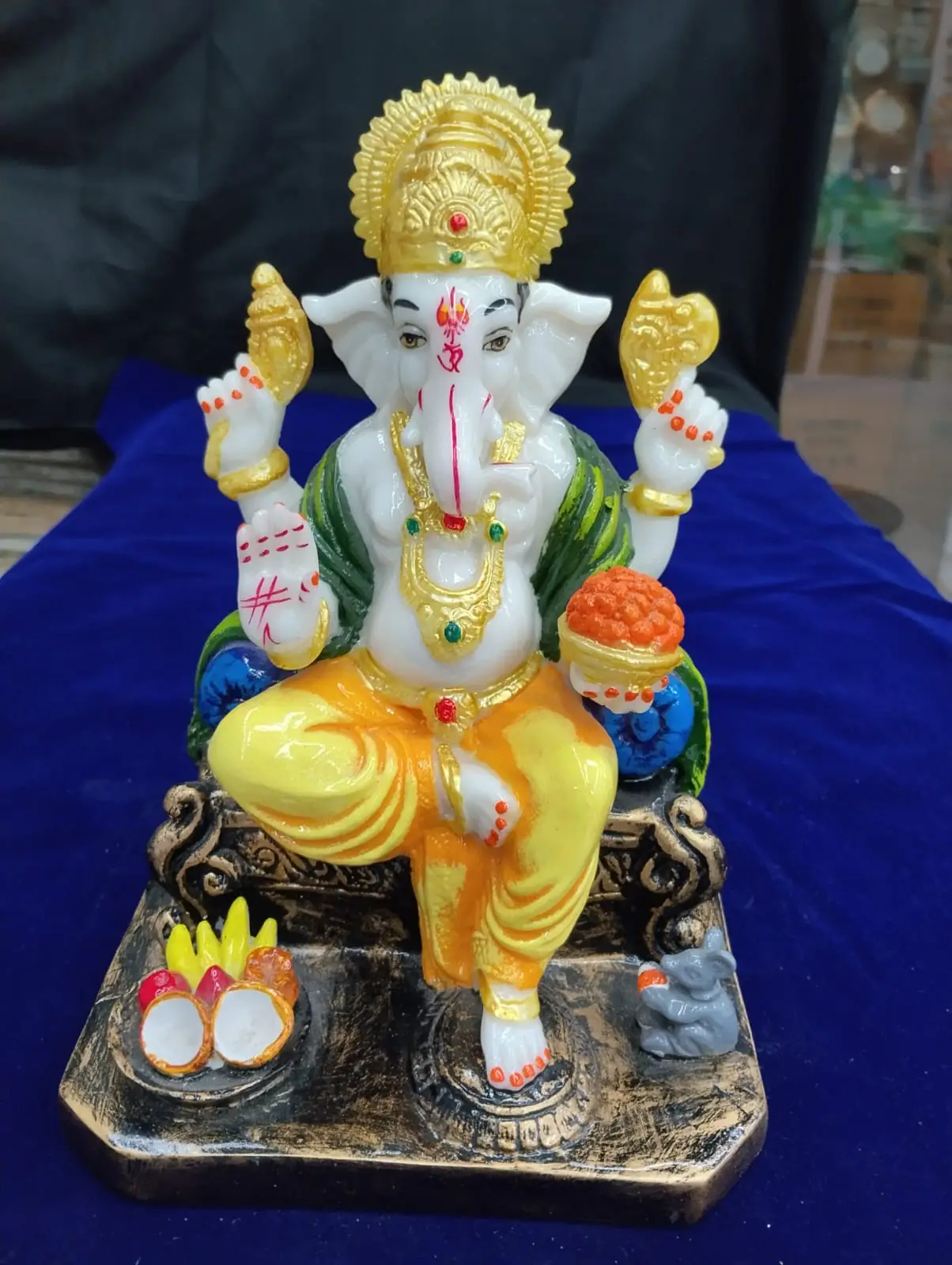 Decorative Lord Ganesha Idol view 2