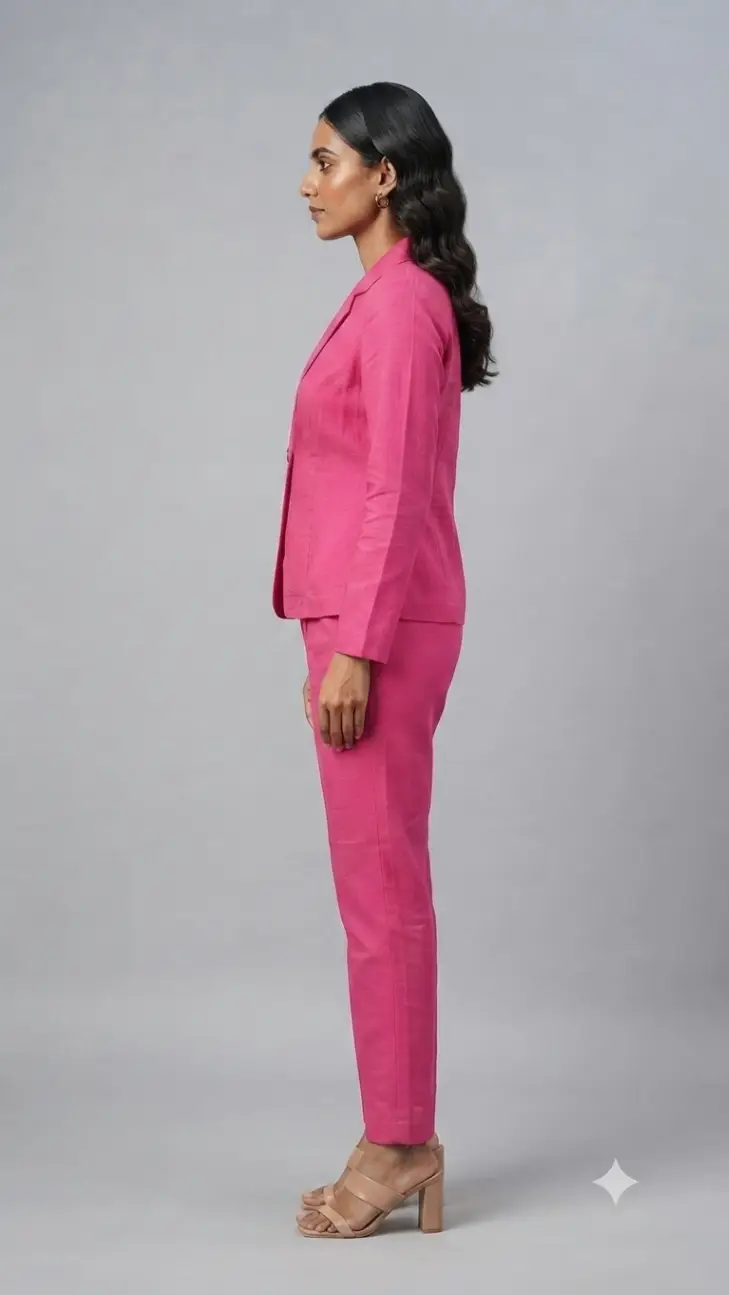 775 Blazer Set hot pink view 2