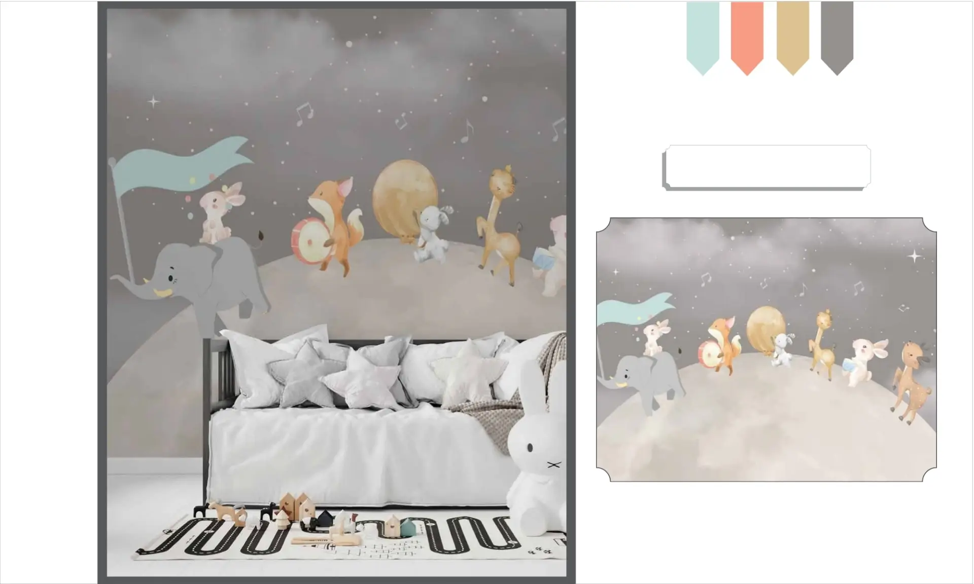 Kids Customised Wallpaper - A view 6