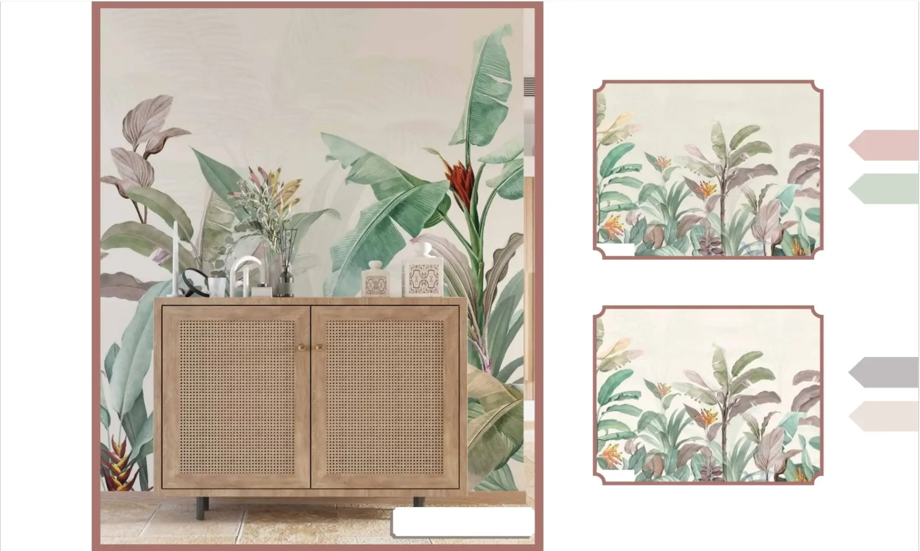 Tropical Botanical Customised Wallpaper view 5