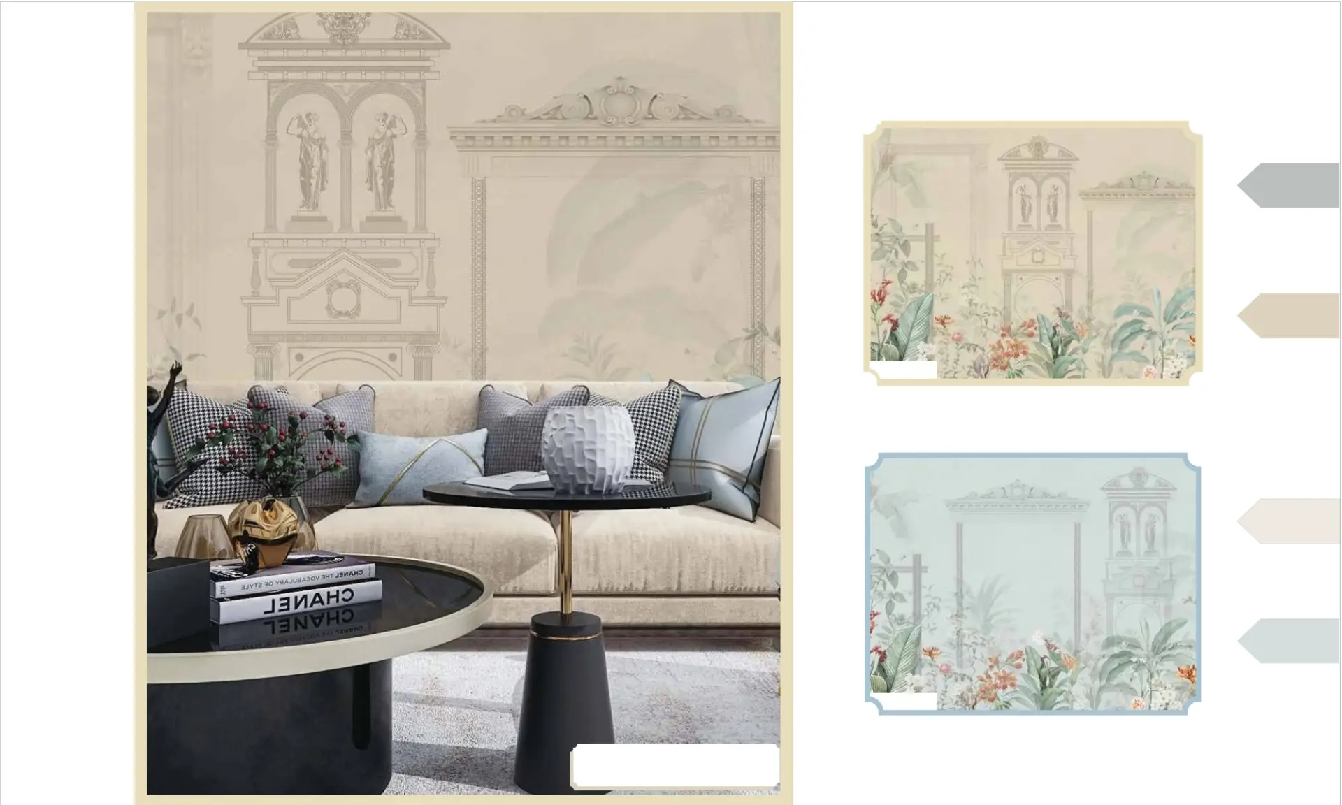 Tropical Botanical Customised Wallpaper view 10