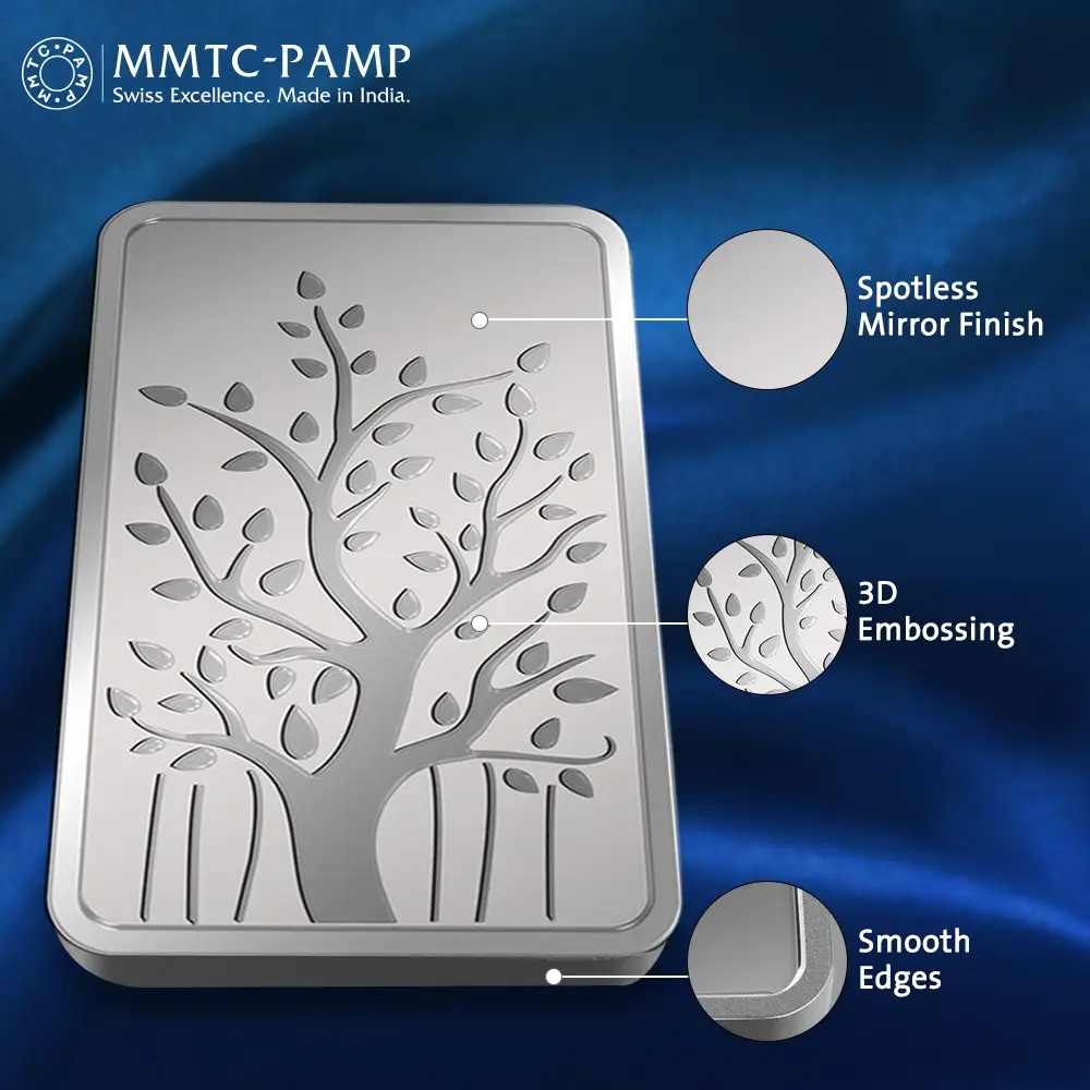 MMTC-PAMP Silver Bar 50 GMS view 2