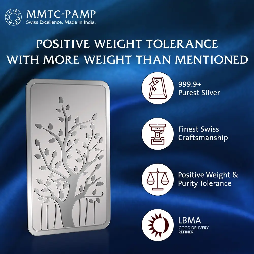 MMTC-PAMP Silver Bar 50 GMS view 3