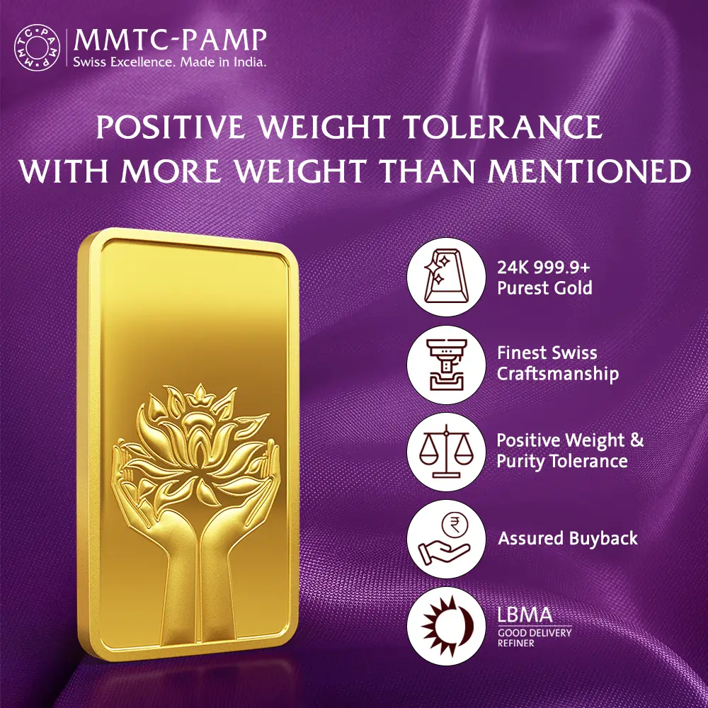 MMTC PAMP  Gold Bar view 3