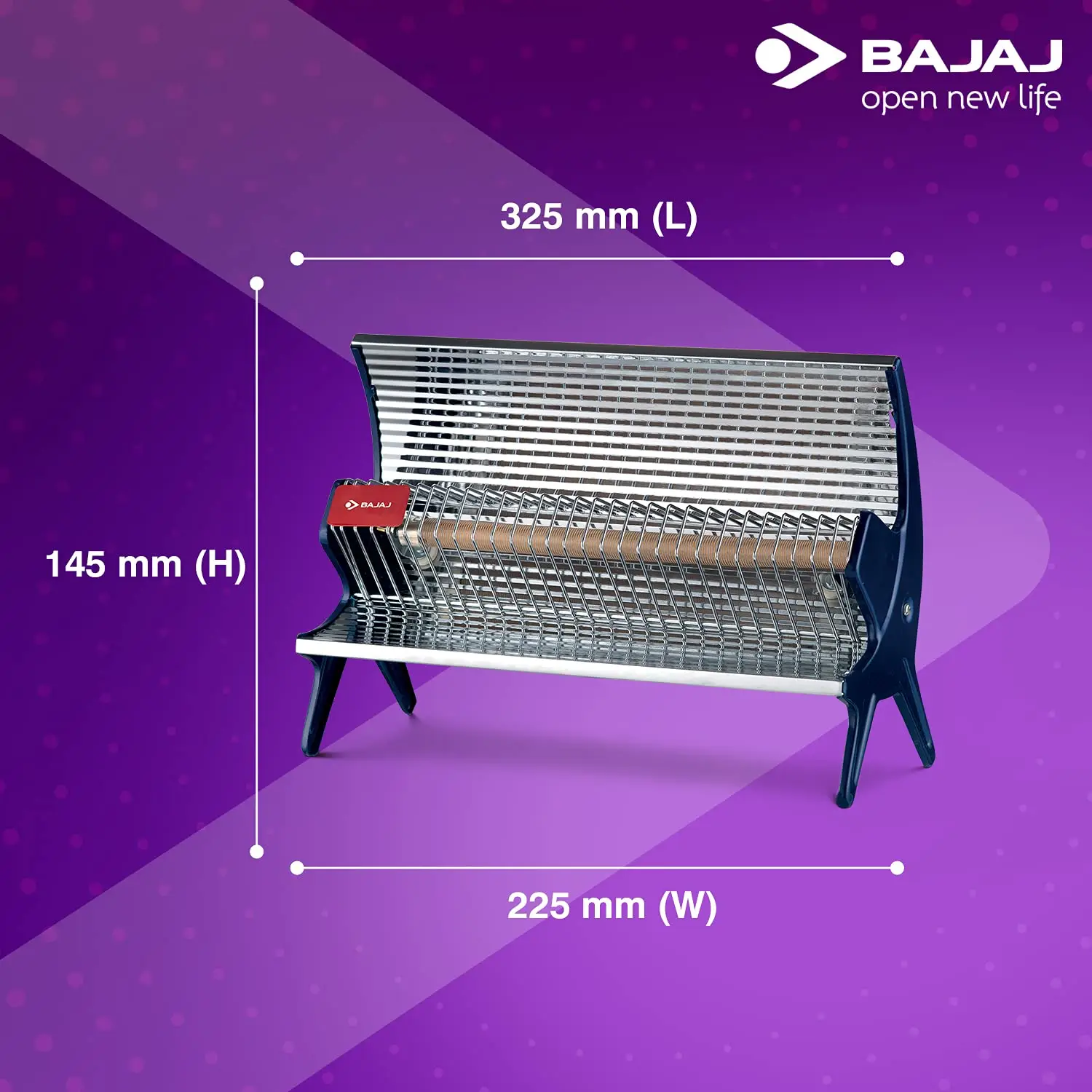 Bajaj Flashy Room Heater view 2