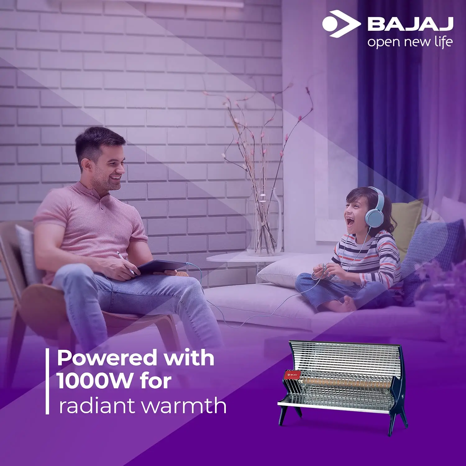 Bajaj Flashy Room Heater view 5