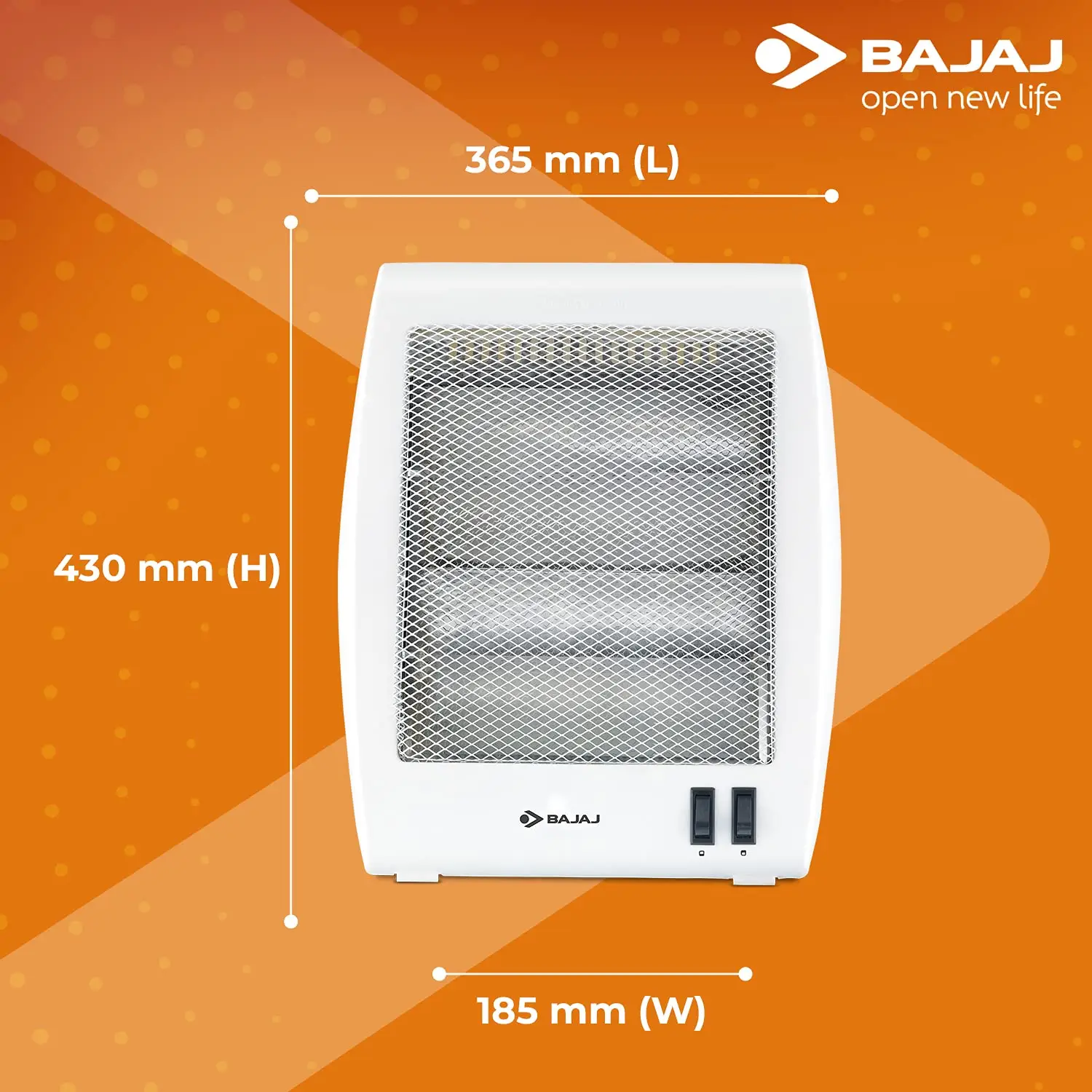 Bajaj RHX 2 Halogen Heater view 2