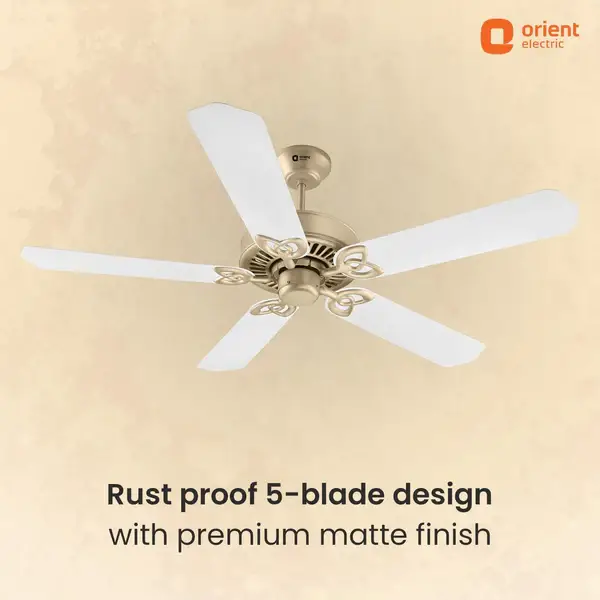 Vintage Ceiling Fan Orient Subaris Royal (with Remote) view 2