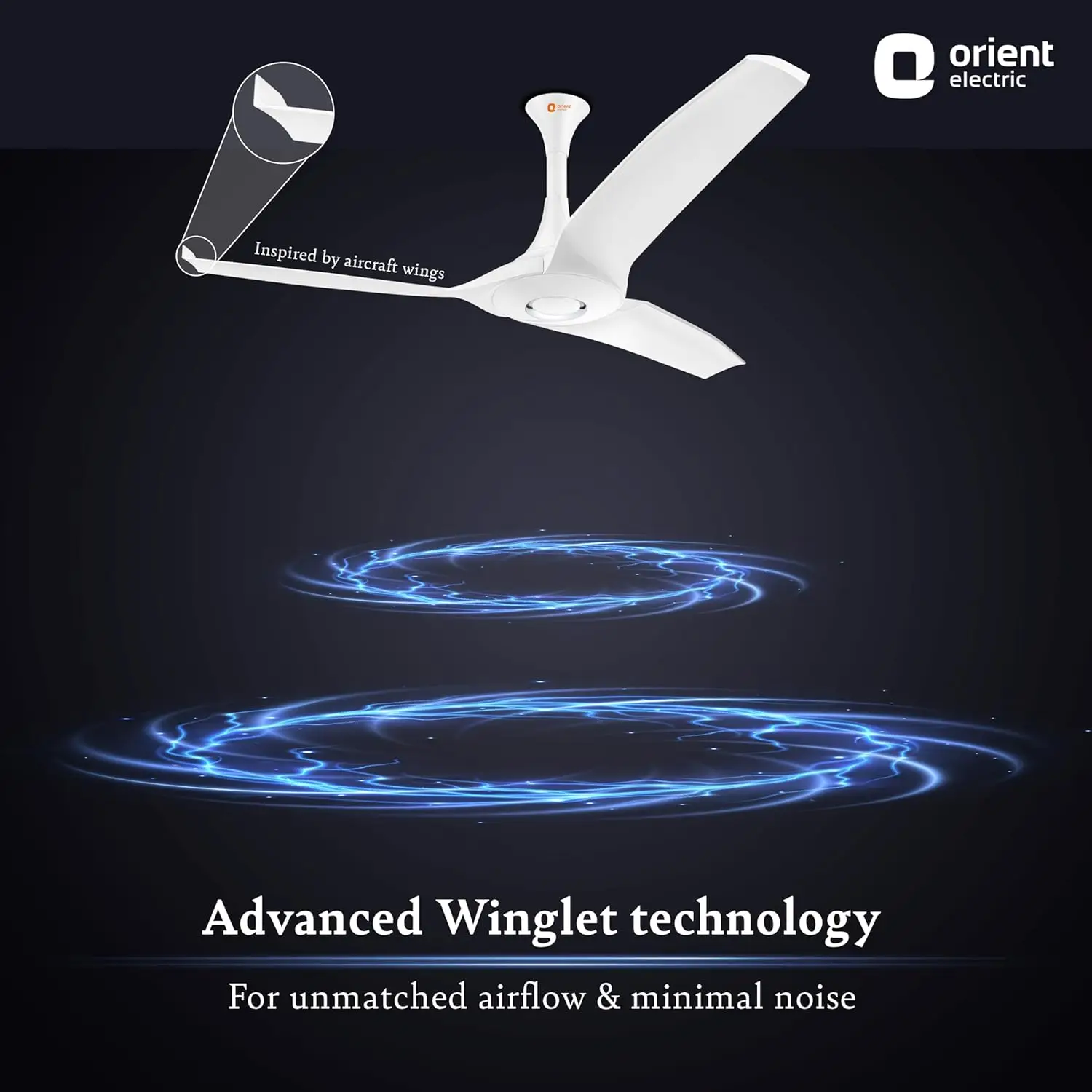 Orient Aerostorm Premium Ceiling Fan 1200mm view 3
